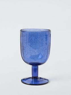 John Lewis Bubble Wine Glass, 274ml, Dark Night, Multi