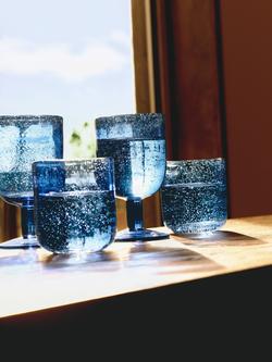 John Lewis Bubble Wine Glass, 274ml, Dark Night - view 2, Multi