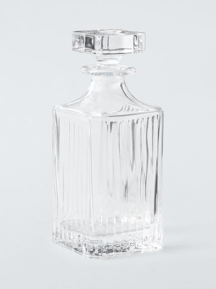 John Lewis Paloma Timeless Crystal Glass Decanter, 750ml, Clear, Clear