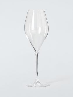 John Lewis Swan Crystal White Wine Glass, Set of 4, 430ml, Clear - view 2, Clear