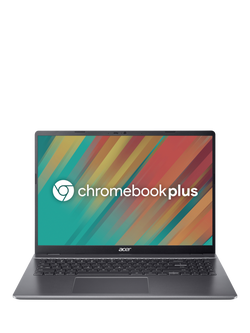 Acer Chromebook Plus 516 Laptop, Intel Core i5 Processor, 8GB RAM, 256GB SSD, 16” WUXGA, Iron, Iron