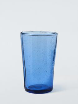 John Lewis Coastal Glass Highball, 300ml, Blue, Blue