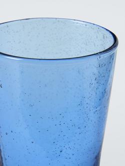 John Lewis Coastal Glass Highball, 300ml, Blue - view 2, Blue