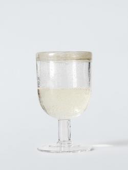 John Lewis Bubble Colour Rim Wine Glass, 260ml, Green - view 2, Multi