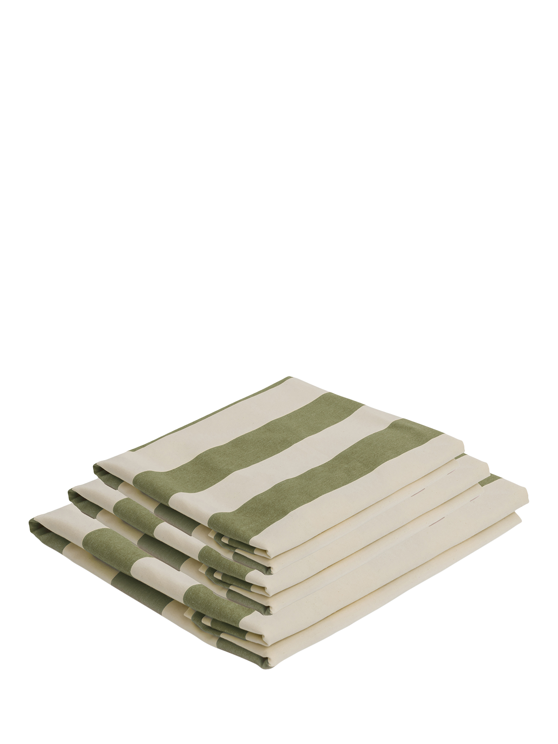 Salthrop Range, John Lewis x Sophie Conran Salthrop Large Scatter Back Sofa Replacement Loose Cover, Spring Green Stripe