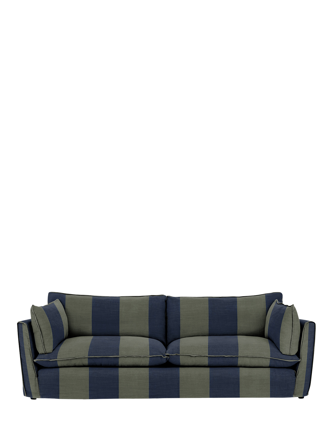 Cocobella Range, John Lewis x Sophie Conran Cocobella Grand Sofa, Woodland Stripe