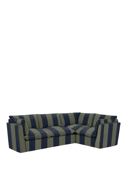 John Lewis x Sophie Conran Cocobella LHF Corner Sofa, Woodland Stripe