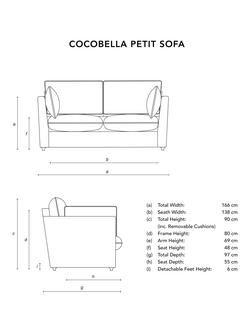 John Lewis x Sophie Conran Cocobella Small Sofa Replacement Loose Cover - view 2, Woodland Stripe
