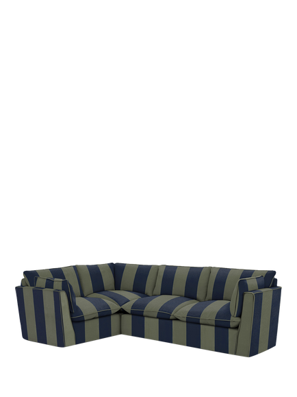 John Lewis x Sophie Conran Cocobella RHF Corner Sofa, Woodland Stripe