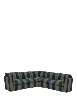 John Lewis x Sophie Conran Cocobella 5+ Seater Corner Sofa, Woodland Stripe