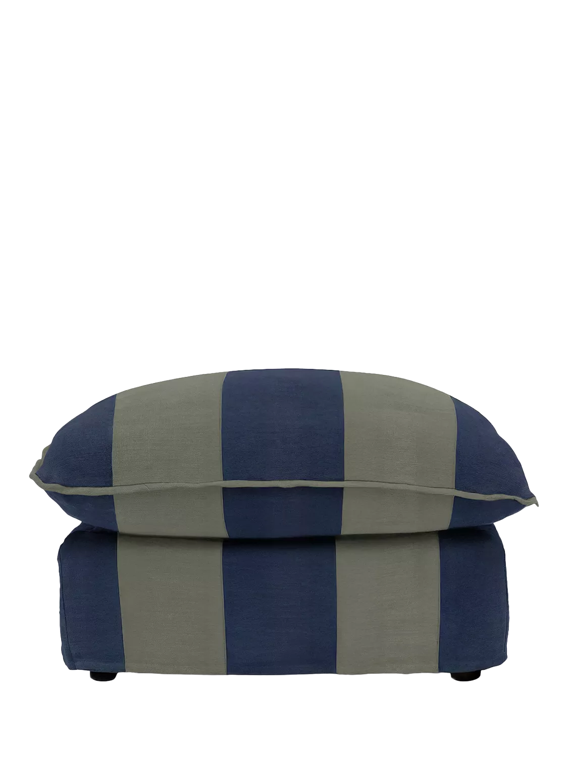 John Lewis x Sophie Conran Cocobella Footstool, Woodland Stripe