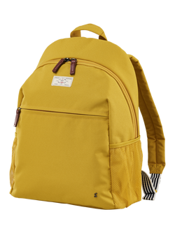 Joules Coast Double Zip Large Backpack, 17L, Antique Gold, Antique Gold