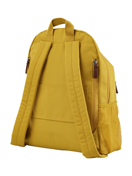 Joules Coast Double Zip Large Backpack, 17L, Antique Gold - view 2, Antique Gold