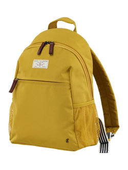 Joules Coast Double Zip Small Backpack, 10.8L, Antique Gold, Antique Gold