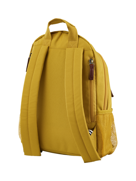 Joules Coast Double Zip Small Backpack, 10.8L, Antique Gold - view 2, Antique Gold