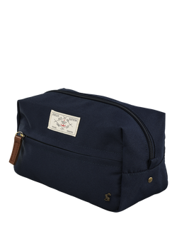 Joules Coast Zipped Washbag, French Navy, French Navy