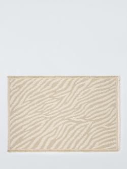 John Lewis Zebra Bath Mat, Natural, Natural