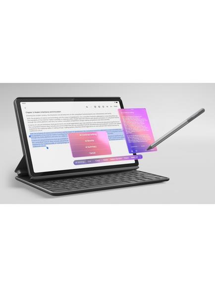 Lenovo IdeaTab Matte Edition Tablet, Android, 8GB RAM, 128GB, 11” 2.5K, with Folio Keyboard & Tab Pen, Grey - view 2, Grey