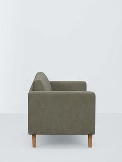 John Lewis Eavis Medium 2 Seater Sofa, Light Leg, Scandi Textured Green - view 2, Scandi Textured Green