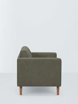 John Lewis Eavis Small 2 Seater Sofa, Light Leg, Scandi Textured Green - view 2, Scandi Textured Green