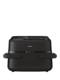 Philips NA150/09 Dual Basket Flex Air Fryer, Black