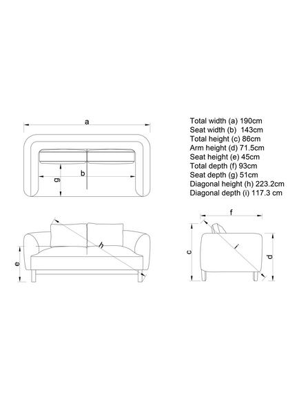John Lewis Mysa Large 3 Seater Sofa, Light Leg, Biscuit Boucle - view 2, Biscuit Boucle