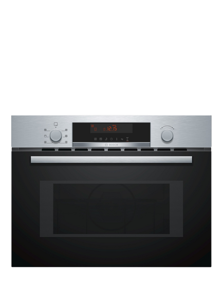 Bosch OUTLET Series 4 CMA583MS0B Built-In Combination Microwave with Grill, Like New, Stainless Steel, Stainless Steel