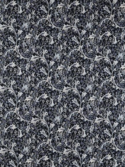 Morris & Co. Clover & Vine Weave Furnishing Fabric, Indigo