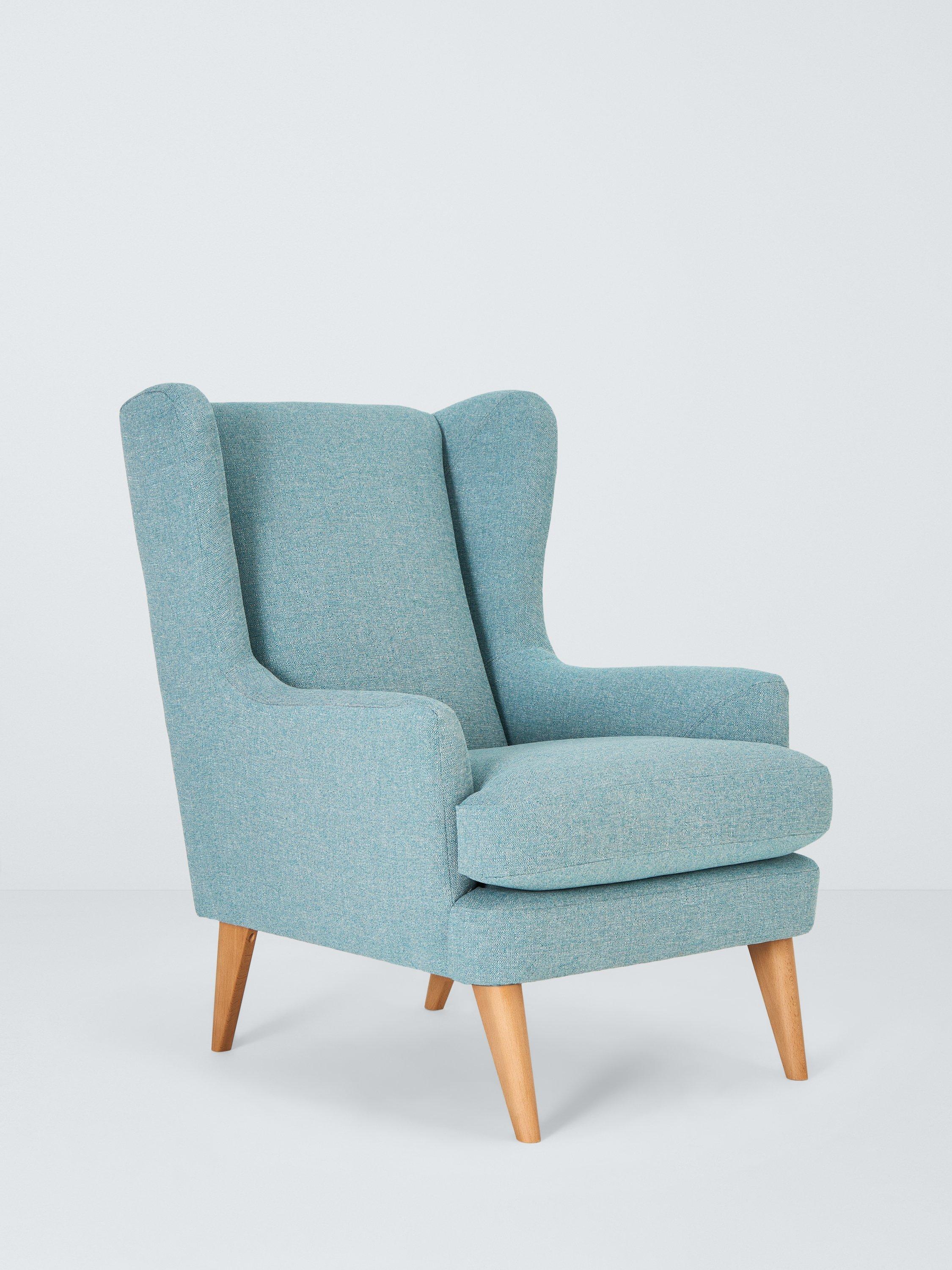 Bergen II Range, John Lewis Bergen II Armchair, Light Leg, Aquaclean Matilda Teal