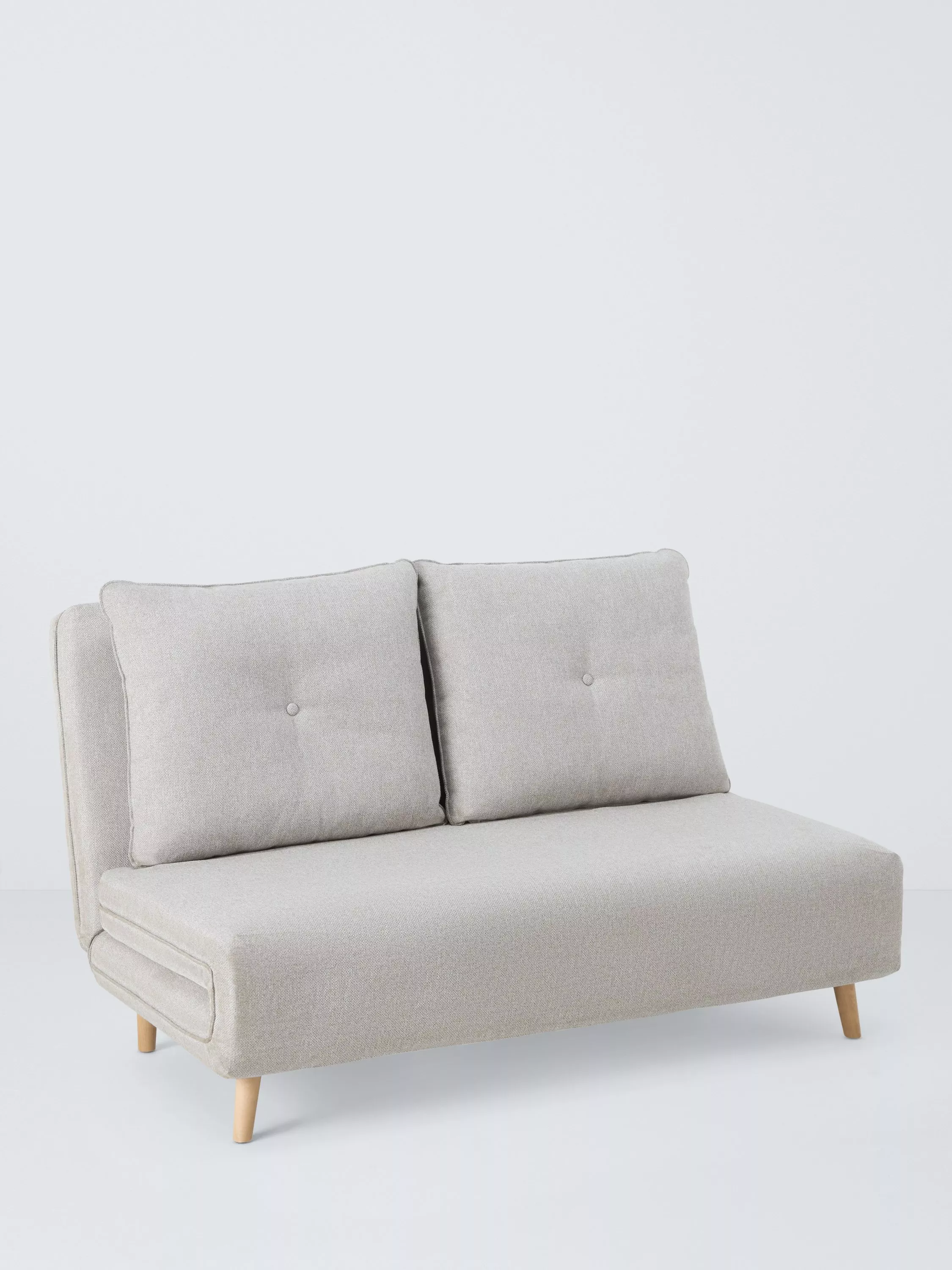 John Lewis Double Chair Bed, Cobble Grey