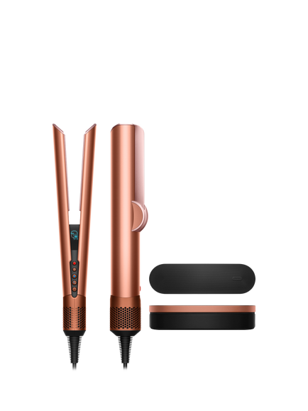 Dyson Airstrait™ Hair Straighteners with Presentation Case, Amber Silk, Amber Champagne
