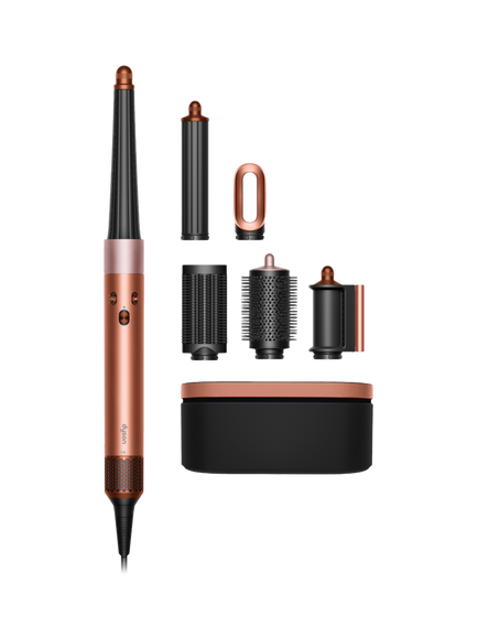 Dyson Airwrap i.d.™ Straight+Wavy Hair Styler with Presentation Case, Amber Silk, Amber Champagne