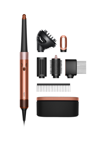 Dyson Airwrap™ i.d. Hair Styler with Diffuser and Presentation Case, Amber Silk, Amber Champagne