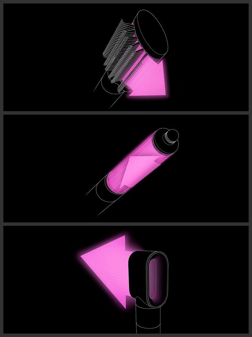 Product image 7 of 7, which shows Dyson Airwrap Origin Hair Styler, Nickel Copper