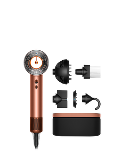 Dyson Supersonic Nural™ Hair Dryer with Diffuser & Presentation Case, Amber Silk, Amber Champagne