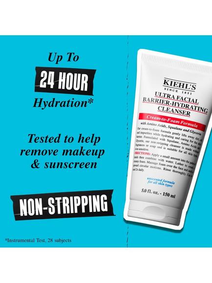 Kiehl's Ultra Facial Barrier-Hydrating Cleanser, 150ml - view 2, 