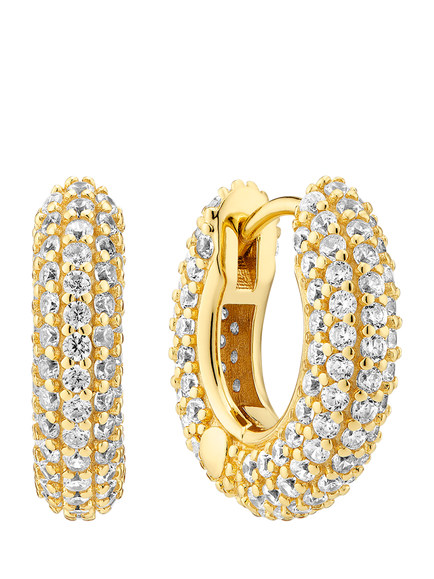 Sif Jakobs Jewellery Carrara Piccolo Cubic Zirconia Earrings, Gold, Gold