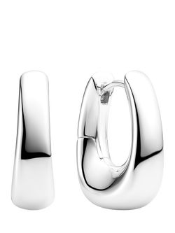Sif Jakobs Jewellery Borsa Pianura Piccolo Hoop Earrings, Silver