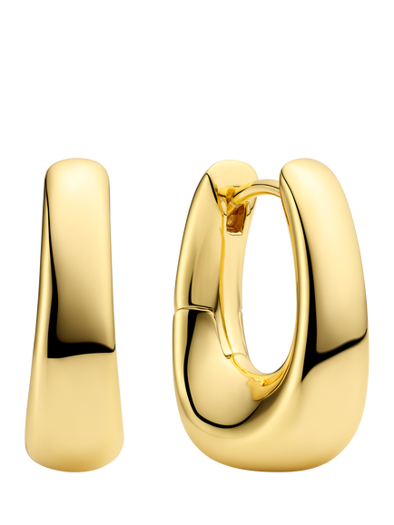 Sif Jakobs Jewellery Borsa Pianura Piccolo Hoop Earrings, Gold