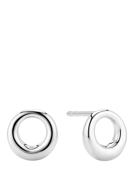 Sif Jakobs Jewellery Selene Polished Earrings, Silver