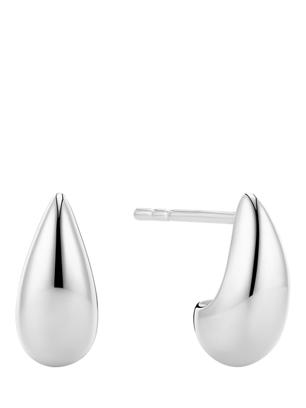 Sif Jakobs Jewellery Gocciolina Piccolo Polished Earrings, Silver