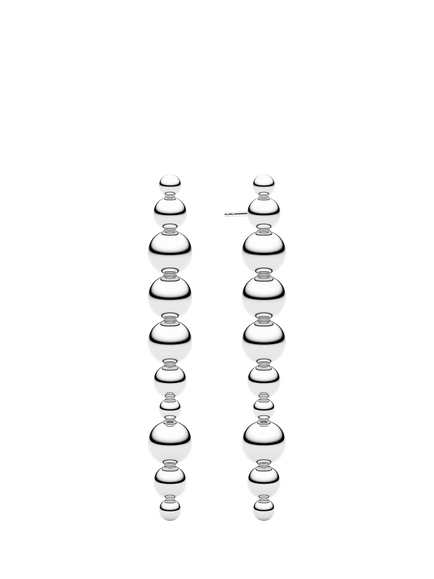 Sif Jakobs Jewellery Bormio Lungo Drop Earrings, Silver