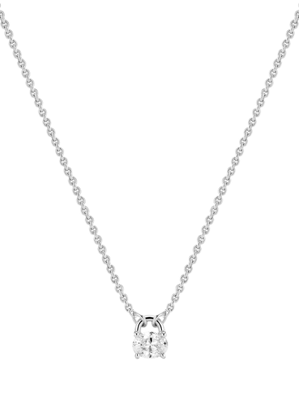 Sif Jakobs Jewellery Ovale Cubic Zirconia Necklace, Silver