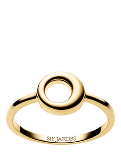 Sif Jakobs Jewellery Selene Polished Ring, Gold, Gold