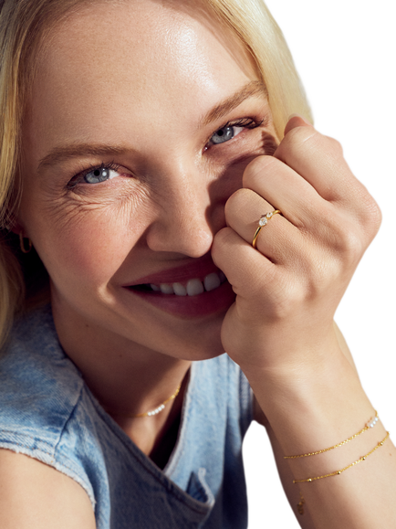 Sif Jakobs Jewellery Ovale Due Cubic Zirconia Ring, Silver, P - view 2, Silver