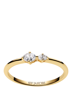 Sif Jakobs Jewellery Ovale Due Ring, Gold, Q, Gold
