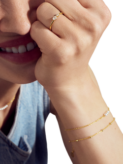 Sif Jakobs Jewellery Ovale Due Ring, Gold, Q - view 2, Gold