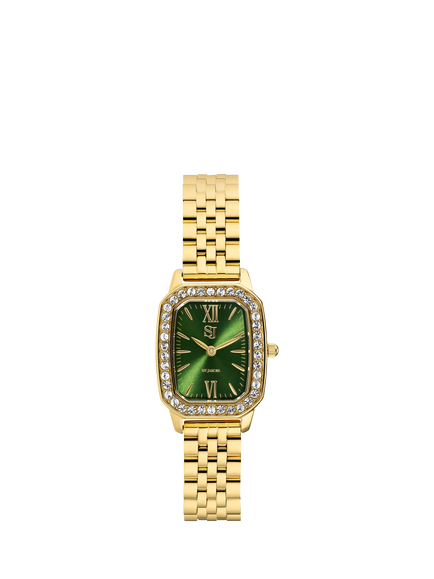 Sif Jakobs Luciana Women's Watch, Gold/Green Sj-w2743-cz-yg