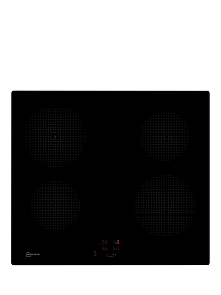 Neff OUTLET N30 T36CA50X1U 60cm Induction Hob, Like New, Black, Black