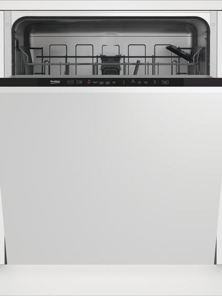 Beko OUTLET DIN15X20 Fully Integrated Dishwasher, Like New, White, White